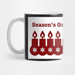 Season’s Greetings, Merry Christmas Mug